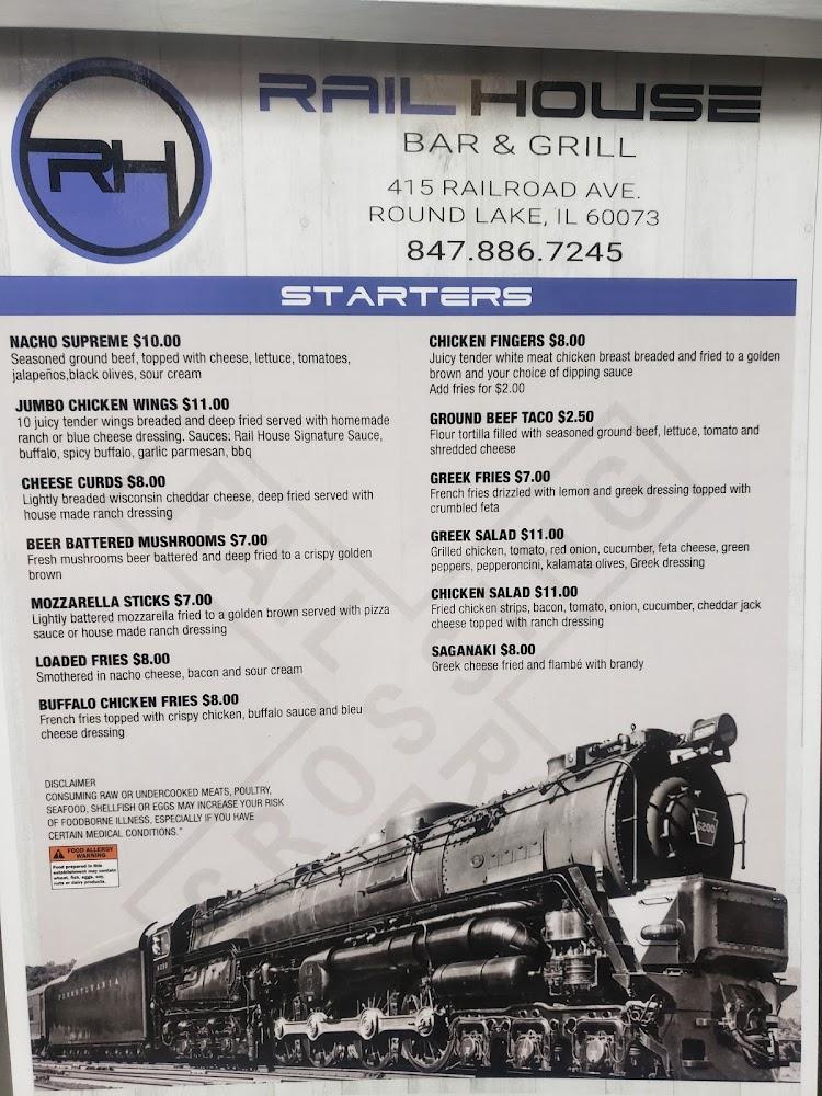 Rail House Slots & Wings Menu image 2